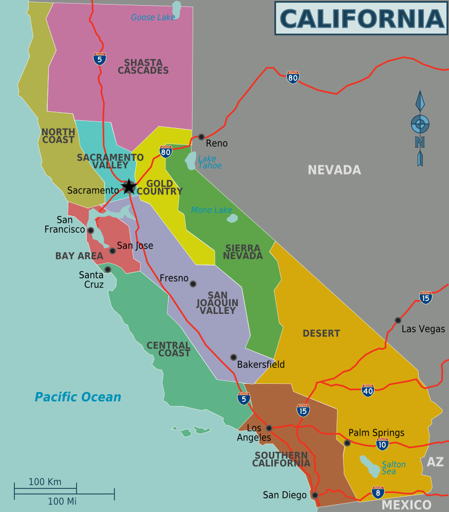 Regioni della California
