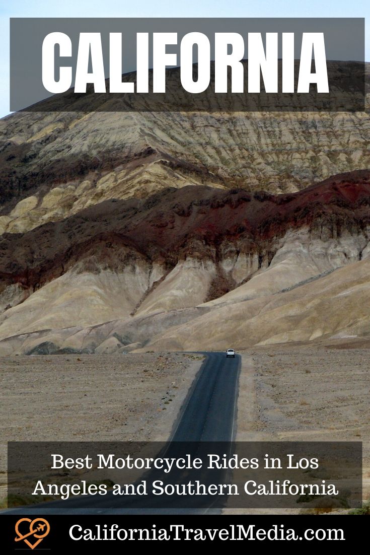 Best Motorcycle Rides in Los Angeles and Southern California #california #socal #motorcycle #ride #road-trip #travel #trip #vacation #pch #malibu #death-valley #motorcycle